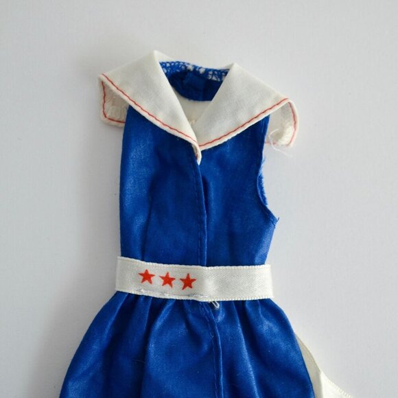 Mattel My First Barbie Easy On Fashions Sailor Dress 2119 1985 - Picture 2 of 3